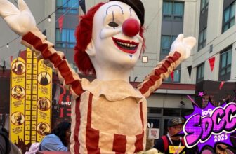 Clown in a Cornfield Corn Maze Pop-Up