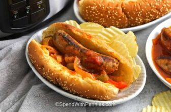 Crock Pot Sausage and Peppers